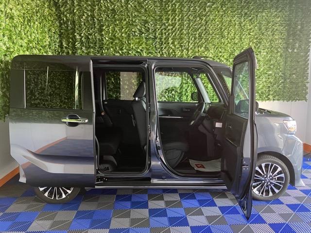 タントカスタムＲＳ　エコアイドル非装着車両側電動スライドドア・ＥＴＣ・ディスプレイオーディオ・バックモニター・プッシュボタンスタート・ステアリングスイッチ・オートエアコン・キーフリー・コーナーセンサー・シートヒーター・パワーウィンドウ（佐賀県）の中古車