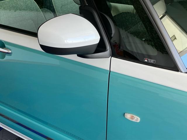 ムーヴキャンバスストライプスＧ両側電動スライドドア・プッシュボタンスタート・ステアリングスイッチ・オートエアコン・キーフリー・コーナーセンサー・ベンチシート・シートヒーター・パワーウィンドウ（佐賀県）の中古車