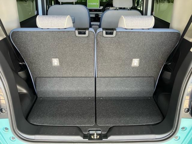 ムーヴキャンバスストライプスＧ両側電動スライドドア・プッシュボタンスタート・ステアリングスイッチ・オートエアコン・キーフリー・コーナーセンサー・ベンチシート・シートヒーター・パワーウィンドウ（佐賀県）の中古車