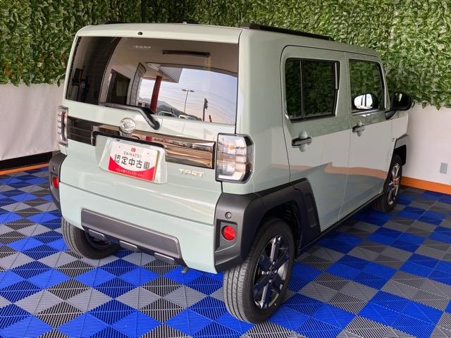 タフトＧ　ダーククロムベンチャーコーナーセンサー・プッシュボタンスタート・ステアリングスイッチ・オートエアコン・キーフリーシステム・アルミホイール・シートヒーター・パワーウィンドウ（佐賀県）の中古車