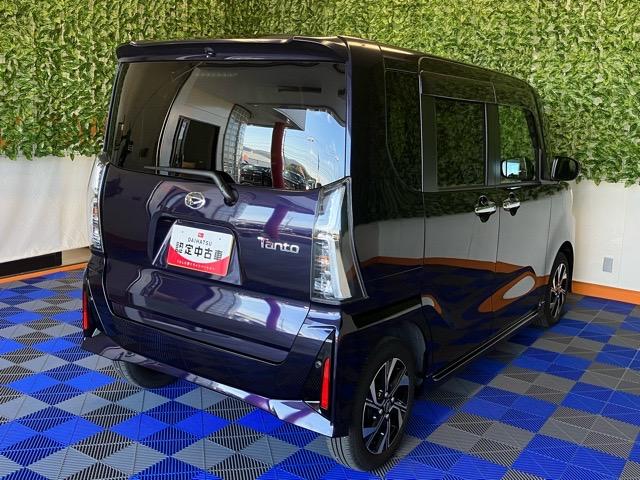 タントカスタムX両側電動スライドドア・プッシュボタンスタート・ステアリングスイッチ・オートエアコン・キーフリーシステム・シートヒーター・バックカメラ対応・アルミホイール・パワーウィンドウ(佐賀県)の中古車