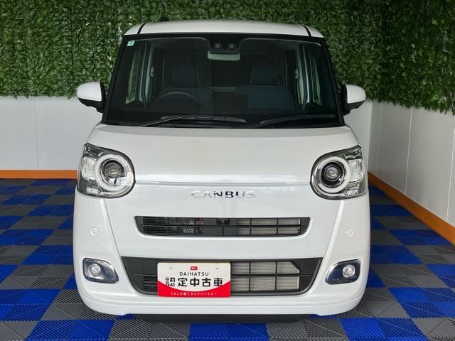 ムーヴキャンバスセオリーG両側電動スライドドア・プッシュボタンスタート・ステアリングスイッチ・オートエアコン・キーフリー・コーナーセンサー・ベンチシート・シートヒーター・パワーウィンドウ(佐賀県)の中古車