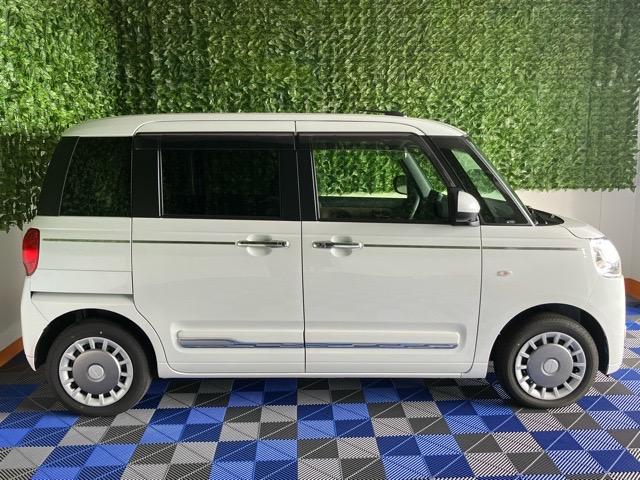 ムーヴキャンバスセオリーG両側電動スライドドア・プッシュボタンスタート・ステアリングスイッチ・オートエアコン・キーフリー・コーナーセンサー・ベンチシート・シートヒーター・パワーウィンドウ(佐賀県)の中古車