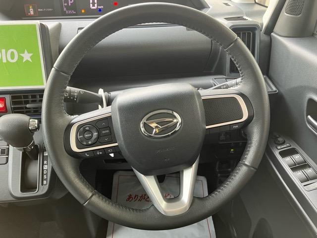 タントXターボ エコアイドル非装着車片側電動スライドドア・プッシュボタンスタート・ステアリングスイッチ・オートエアコン・キーフリーシステム・シートヒーター・バックカメラ対応・パワーウィンドウ(佐賀県)の中古車