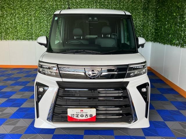 タントカスタムＸ両側電動スライドドア・ナビ・パノラマモニター・プッシュボタンスタート・ステアリングスイッチ・オートエアコン・キーフリーシステム・シートヒーター・アルミホイール・パワーウィンドウ（佐賀県）の中古車