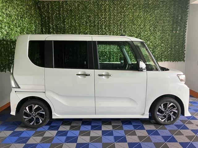 タントカスタムＸ両側電動スライドドア・ナビ・パノラマモニター・プッシュボタンスタート・ステアリングスイッチ・オートエアコン・キーフリーシステム・シートヒーター・アルミホイール・パワーウィンドウ（佐賀県）の中古車