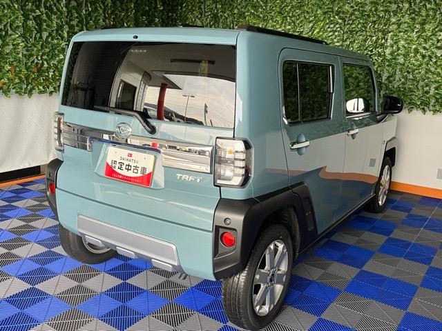 タフトG クロムベンチャーコーナーセンサー・プッシュボタンスタート・ステアリングスイッチ・オートエアコン・キーフリーシステム・アルミホイール・シートヒーター・パワーウィンドウ(佐賀県)の中古車