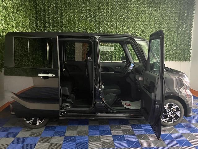 タントカスタムＸセレクション両側電動スライドドア・ナビ・ＥＴＣ・ドラレコ・プッシュボタンスタート・ステアリングスイッチ・オートエアコン・キーフリーシステム・シートヒーター・アルミホイール・パワーウィンドウ（佐賀県）の中古車