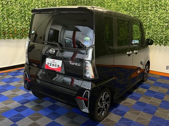 タントカスタムＸセレクション両側電動スライドドア・ナビ・ＥＴＣ・ドラレコ・プッシュボタンスタート・ステアリングスイッチ・オートエアコン・キーフリーシステム・シートヒーター・アルミホイール・パワーウィンドウ（佐賀県）の中古車