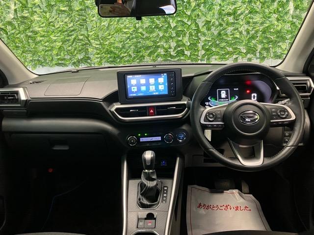 ロッキープレミアムＧ　ＨＥＶドラレコ・パノラマモニター・プッシュボタンスタート・ステアリングスイッチ・オートエアコン・キーフリー・コーナーセンサー・アルミホイール・シートヒーター・パワーウィンドウ（佐賀県）の中古車