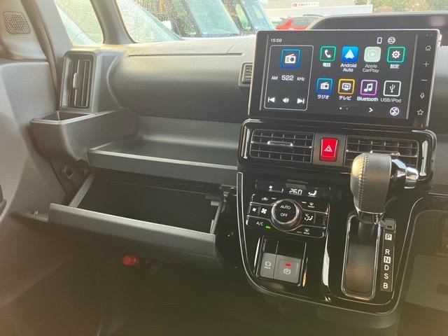 タントカスタムＲＳ　エコアイドル非装着車両側電動スライドドア・ディスプレイオーディオ・バックモニター・プッシュボタンスタート・ステアリングスイッチ・オートエアコン・キーフリーシステム・シートヒーター・アルミホイール・パワーウィンドウ（佐賀県）の中古車