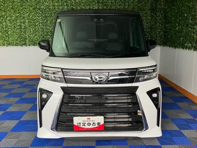 タントカスタムＲＳ　エコアイドル非装着車両側電動スライドドア・ディスプレイオーディオ・バックモニター・プッシュボタンスタート・ステアリングスイッチ・オートエアコン・キーフリーシステム・シートヒーター・アルミホイール・パワーウィンドウ（佐賀県）の中古車