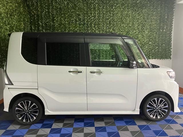 タントカスタムＲＳ　エコアイドル非装着車両側電動スライドドア・ディスプレイオーディオ・バックモニター・プッシュボタンスタート・ステアリングスイッチ・オートエアコン・キーフリーシステム・シートヒーター・アルミホイール・パワーウィンドウ（佐賀県）の中古車