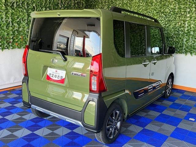 タントファンクロス両側電動スライドドア・プッシュボタンスタート・ステアリングスイッチ・オートエアコン・キーフリーシステム・シートヒーター・全周囲カメラ対応・アルミホイール・パワーウィンドウ（佐賀県）の中古車