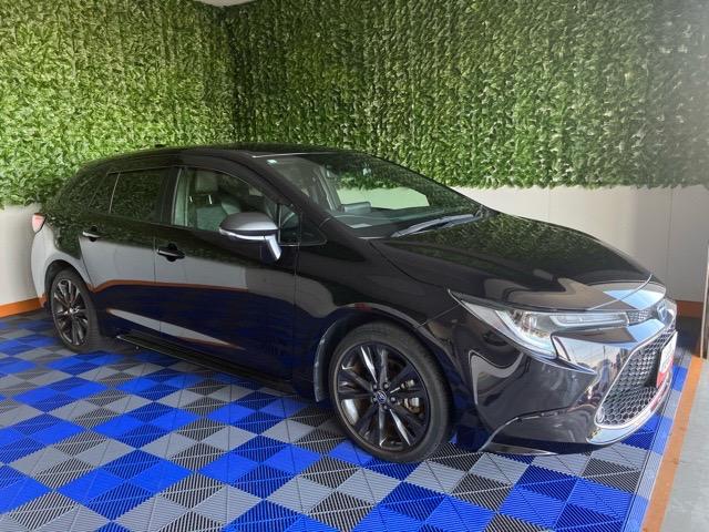 カローラツーリングハイブリッド ダブルバイビーETC・ドラレコ・バックモニター・プッシュボタンスタート・ステアリングスイッチ・オートエアコン・キーフリー・アルミホイール・パワーウィンドウ(佐賀県)の中古車