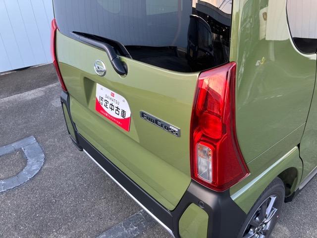 タントファンクロス両側電動スライドドア・プッシュボタンスタート・ステアリングスイッチ・オートエアコン・キーフリーシステム・シートヒーター・バックカメラ対応・アルミホイール・パワーウィンドウ（佐賀県）の中古車