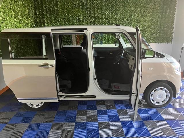 ムーヴキャンバスＧブラックインテリアリミテッド　ＳＡIII両側電動スライドドア・ドラレコ・パノラマモニター・プッシュボタンスタート・ステアリングスイッチ・オートエアコン・オートハイビーム・キーフリーシステム・ベンチシート・パワーウィンドウ（佐賀県）の中古車