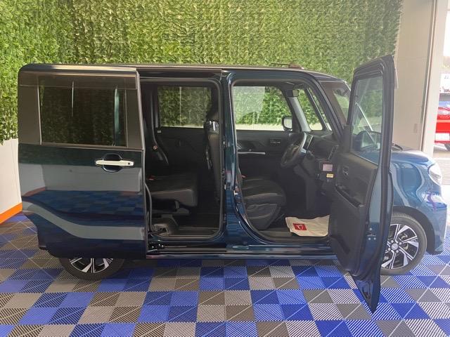 タントカスタムＸ両側電動スライドドア・ドラレコ・パノラマモニター・プッシュボタンスタート・ステアリングスイッチ・オートエアコン・キーフリーシステム・シートヒーター・パワーウィンドウ（佐賀県）の中古車