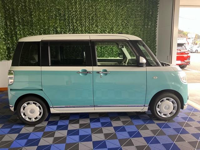 ムーヴキャンバスGメイクアップVS SAIII両側電動スライドドア・ドラレコ・パノラマモニター・プッシュボタンスタート・ステアリングスイッチ・オートエアコン・オートハイビーム・キーフリー・ベンチシート・運転席シートヒーター・パワーウィンドウ(佐賀県)の中古車