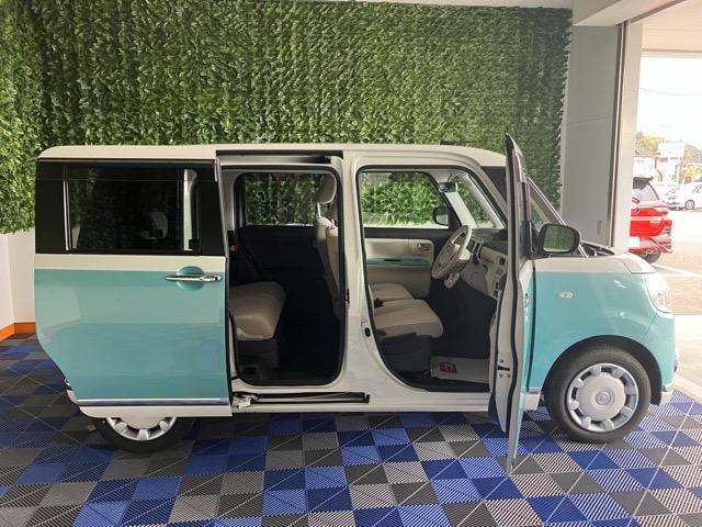 ムーヴキャンバスGメイクアップVS SAIII両側電動スライドドア・ドラレコ・パノラマモニター・プッシュボタンスタート・ステアリングスイッチ・オートエアコン・オートハイビーム・キーフリー・ベンチシート・運転席シートヒーター・パワーウィンドウ(佐賀県)の中古車