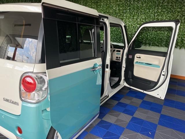 ムーヴキャンバスGメイクアップVS SAIII両側電動スライドドア・ドラレコ・パノラマモニター・プッシュボタンスタート・ステアリングスイッチ・オートエアコン・オートハイビーム・キーフリー・ベンチシート・運転席シートヒーター・パワーウィンドウ(佐賀県)の中古車