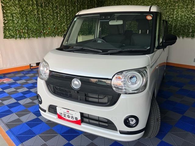 ムーヴキャンバスGブラックアクセントVS SAIII両側電動スライドドア・パノラマモニター・プッシュボタンスタート・ステアリングスイッチ・オートエアコン・キーフリー・オートハイビーム・ベンチシート・運転席シートヒーター・パワーウィンドウ(佐賀県)の中古車