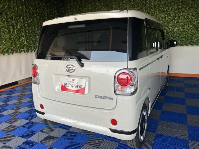 ムーヴキャンバスGブラックアクセントVS SAIII両側電動スライドドア・パノラマモニター・プッシュボタンスタート・ステアリングスイッチ・オートエアコン・キーフリー・オートハイビーム・ベンチシート・運転席シートヒーター・パワーウィンドウ(佐賀県)の中古車