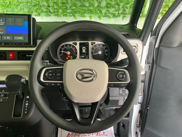 ムーヴキャンバスストライプスＧターボ両側電動スライドドア・ドラレコ・ディスプレイオーディオ・Ｂｌｕｅｔｏｏｔｈ・パノラマモニター・プッシュスタート・ステアリングスイッチ・キーフリー・コーナーセンサー・シートヒーター・パワーウィンドウ（佐賀県）の中古車