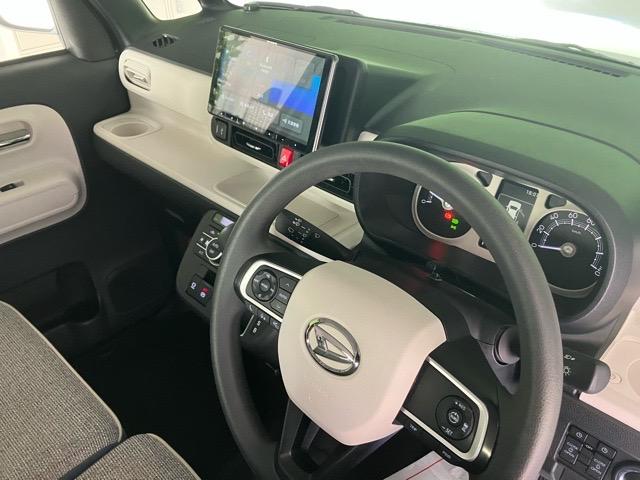 ムーヴキャンバスストライプスＧターボ両側電動スライドドア・ドラレコ・ディスプレイオーディオ・Ｂｌｕｅｔｏｏｔｈ・パノラマモニター・プッシュスタート・ステアリングスイッチ・キーフリー・コーナーセンサー・シートヒーター・パワーウィンドウ（佐賀県）の中古車