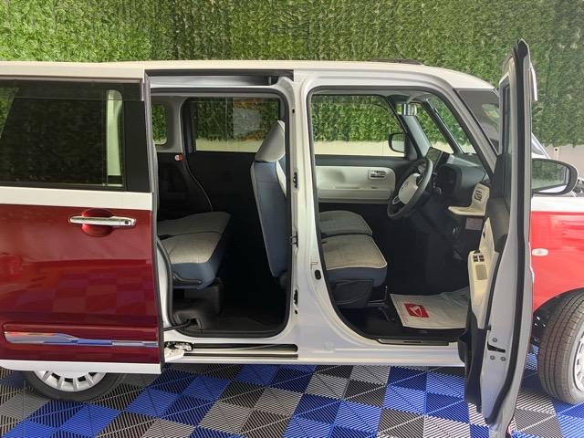 ムーヴキャンバスストライプスＧターボ両側電動スライドドア・ドラレコ・ディスプレイオーディオ・Ｂｌｕｅｔｏｏｔｈ・パノラマモニター・プッシュスタート・ステアリングスイッチ・キーフリー・コーナーセンサー・シートヒーター・パワーウィンドウ（佐賀県）の中古車