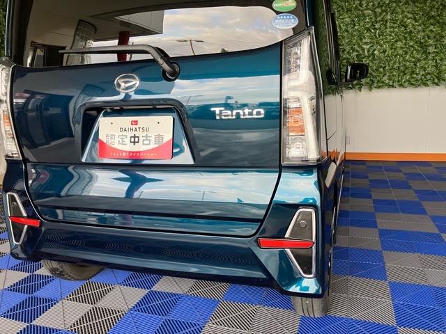 タントカスタムＸスタイルセレクション両側電動スライドドア・ＥＴＣ・バックモニター・プッシュボタンスタート・ステアリングスイッチ・オートエアコン・キーフリー・コーナーセンサー・アルミホイール・シートヒーター・パワーウィンドウ（佐賀県）の中古車