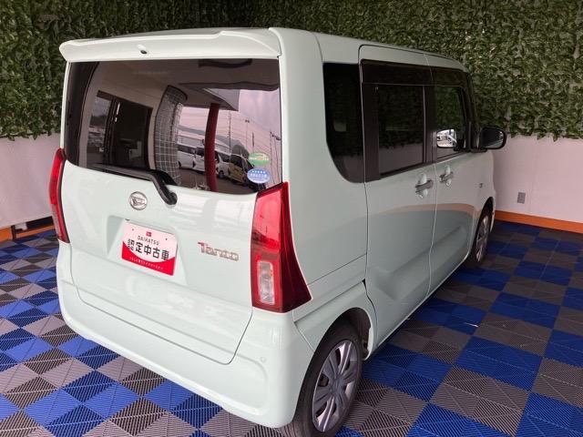 タントＸアウトレット車・過走行・片側電動スライドドア・プッシュボタンスタート・ステアリングスイッチ・オートエアコン・キーフリーシステム・ベンチシート・シートヒーター・パワーウィンドウ（佐賀県）の中古車