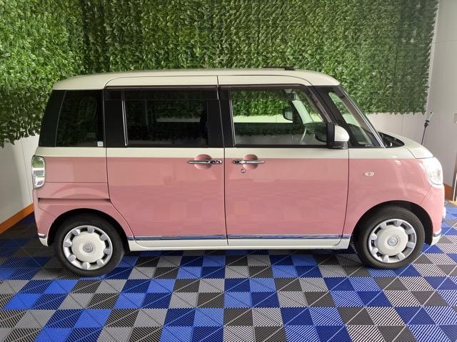 ムーヴキャンバスＸブラックインテリアリミテッド　ＳＡIII両側電動スライドドア・ＥＴＣ・ドラレコ・パノラマモニター・プッシュボタンスタート・ステアリングスイッチ・オートエアコン・キーフリー・ベンチシート・パワーウィンドウ（佐賀県）の中古車