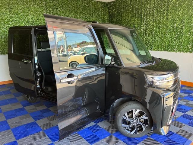 タントカスタムＸ両側電動スライドドア・ドラレコ・バックモニター・プッシュボタンスタート・ステアリングスイッチ・オートエアコン・キーフリー・コーナーセンサー・アルミホイール・シートヒーター・パワーウィンドウ（佐賀県）の中古車