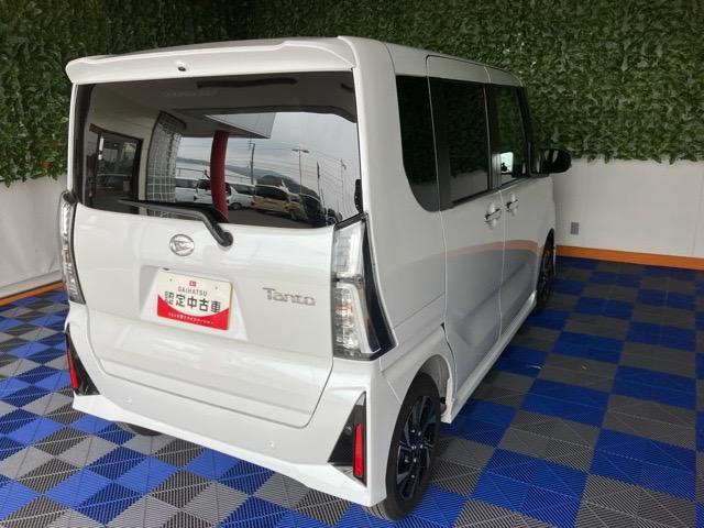 タントカスタムＸ両側電動スライドドア・プッシュボタンスタート・ステアリングスイッチ・オートエアコン・キーフリーシステム・シートヒーター・バックカメラ対応・アルミホイール・パワーウィンドウ（佐賀県）の中古車