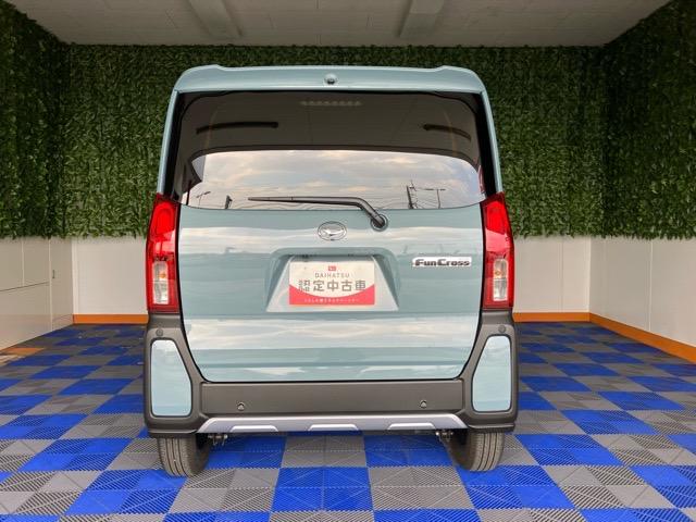 タントファンクロス両側電動スライドドア・プッシュボタンスタート・ステアリングスイッチ・オートエアコン・キーフリーシステム・シートヒーター・バックカメラ対応・アルミホイール・パワーウィンドウ（佐賀県）の中古車
