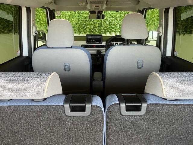 ムーヴキャンバスストライプスG両側電動スライドドア・プッシュボタンスタート・ステアリングスイッチ・オートエアコン・キーフリー・コーナーセンサー・ベンチシート・シートヒーター・パワーウィンドウ(佐賀県)の中古車