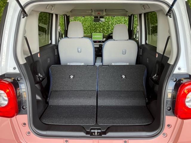 ムーヴキャンバスストライプスG両側電動スライドドア・プッシュボタンスタート・ステアリングスイッチ・オートエアコン・キーフリー・コーナーセンサー・ベンチシート・シートヒーター・パワーウィンドウ(佐賀県)の中古車