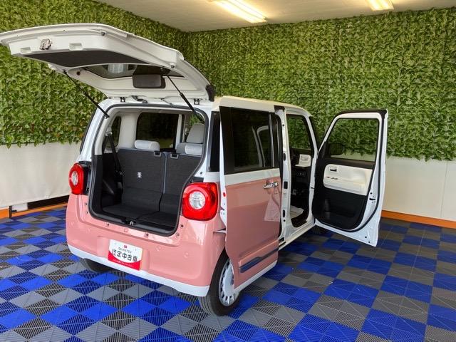 ムーヴキャンバスストライプスG両側電動スライドドア・プッシュボタンスタート・ステアリングスイッチ・オートエアコン・キーフリー・コーナーセンサー・ベンチシート・シートヒーター・パワーウィンドウ(佐賀県)の中古車