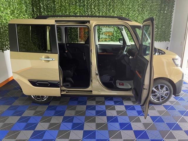 タントファンクロス両側電動スライドドア・コーナーセンサー・プッシュボタンスタート・ステアリングスイッチ・オートエアコン・キーフリー・ベンチシート・シートヒーター・アルミホイール・バックカメラ対応・パワーウィンドウ（佐賀県）の中古車