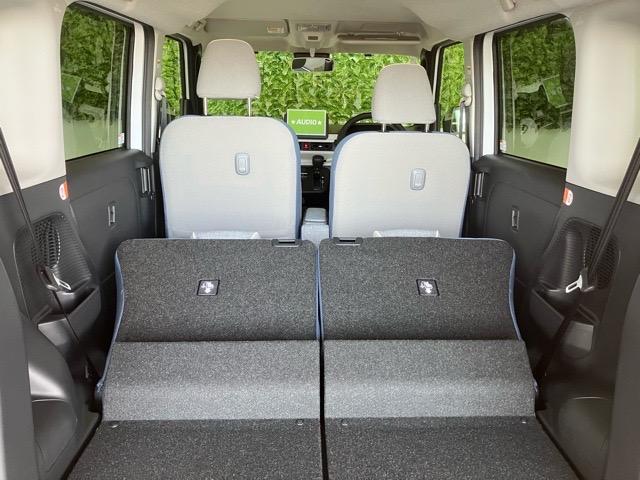 ムーヴキャンバスストライプスＧ両側電動スライドドア・プッシュボタンスタート・ステアリングスイッチ・オートエアコン・キーフリー・コーナーセンサー・ベンチシート・シートヒーター・パワーウィンドウ（佐賀県）の中古車