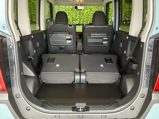 タントファンクロス両側電動スライドドア・コーナーセンサー・プッシュボタンスタート・ステアリングスイッチ・オートエアコン・キーフリー・ベンチシート・シートヒーター・アルミホイール・バックカメラ対応・パワーウィンドウ（佐賀県）の中古車