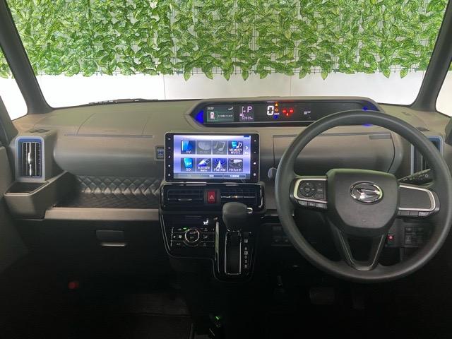 タントカスタムＸ両側電動スライドドア・ＥＴＣ・ドラレコ・パノラマモニター・プッシュボタンスタート・ステアリングスイッチ・オートエアコン・キーフリー・ベンチシート・コーナーセンサー・パワーウィンドウ（佐賀県）の中古車