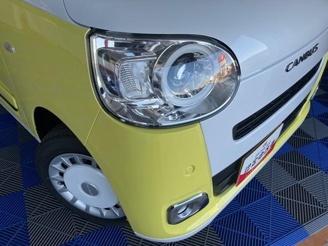 ムーヴキャンバスストライプスG両側電動スライドドア・プッシュボタンスタート・ステアリングスイッチ・オートエアコン・キーフリー・コーナーセンサー・ベンチシート・シートヒーター・パワーウィンドウ(佐賀県)の中古車