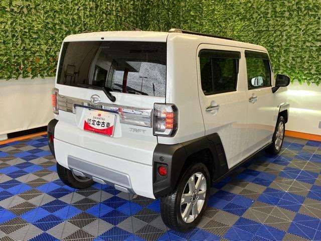 タフトGターボ クロムベンチャードラレコ・ETC・パノラマモニター・コーナーセンサー・プッシュボタンスタート・ステアリングスイッチ・オートエアコン・キーフリー・アルミホイール・シートヒーター・パワーウィンドウ(佐賀県)の中古車