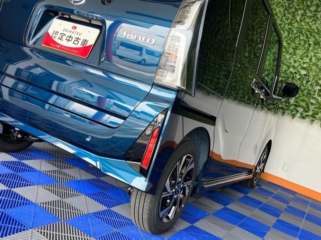 タントカスタムX両側電動スライドドア・ディスプレイオーディオ・バックモニター・プッシュボタンスタート・ステアリングスイッチ・キーフリー・ベンチシート・コーナーセンサー・アルミホイール・シートヒーター・パワーウィンドウ(佐賀県)の中古車