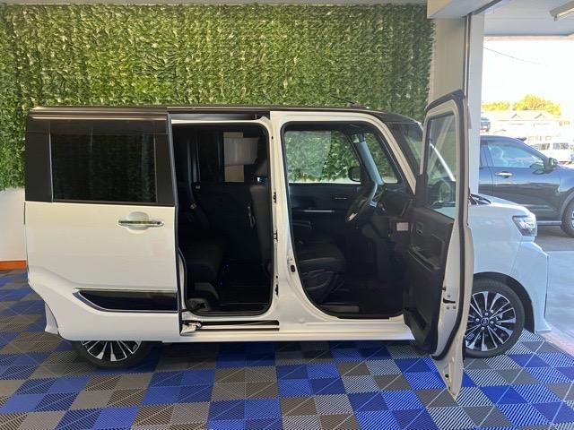 タントカスタムＲＳ両側電動スライドドア・ドラレコ・バックモニター・後席モニター・プッシュボタンスタート・ステアリングスイッチ・オートエアコン・キーフリー・ベンチシート・コーナーセンサー・アルミホイール・パワーウィンドウ（佐賀県）の中古車