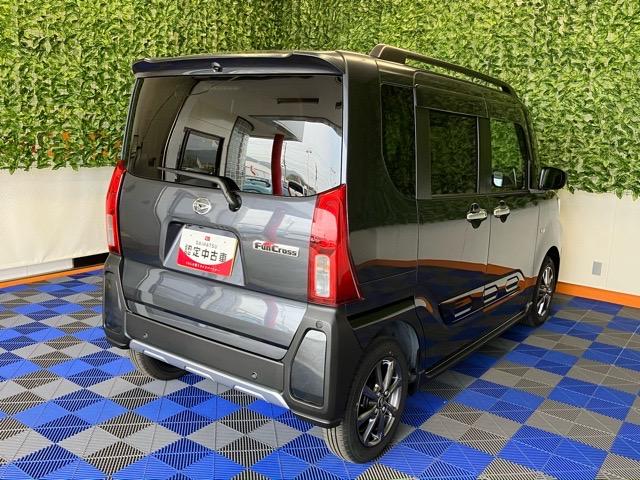 タントファンクロス両側電動スライドドア・プッシュボタンスタート・ステアリングスイッチ・オートエアコン・キーフリーシステム・シートヒーター・バックカメラ対応・アルミホイール・パワーウィンドウ(佐賀県)の中古車