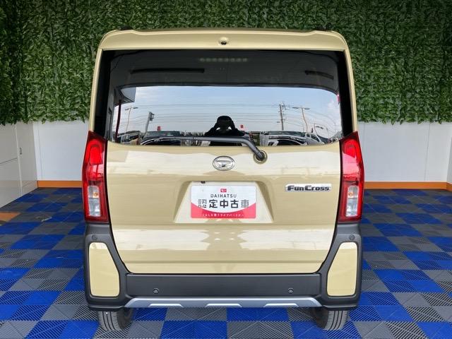 タントファンクロス両側電動スライドドア・プッシュボタンスタート・ステアリングスイッチ・オートエアコン・キーフリーシステム・シートヒーター・バックカメラ対応・アルミホイール・パワーウィンドウ(佐賀県)の中古車