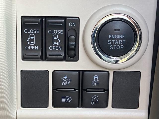 ムーヴキャンバスＧブラックアクセントリミテッド　ＳＡIII両側電動スライドドア・ＥＴＣ・パノラマモニター・プッシュボタンスタート・ステアリングスイッチ・オートエアコン・キーフリー・ベンチシート・パワーウィンドウ（佐賀県）の中古車